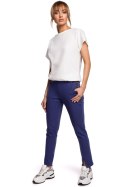 Spodnie Damskie Model MOE493 Indygo - Moe Moe Spodnie Damskie Model MOE493 Indygo - Moe Moe