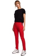Spodnie Damskie Model MOE493 Red - Moe Moe Spodnie Damskie Model MOE493 Red - Moe Moe
