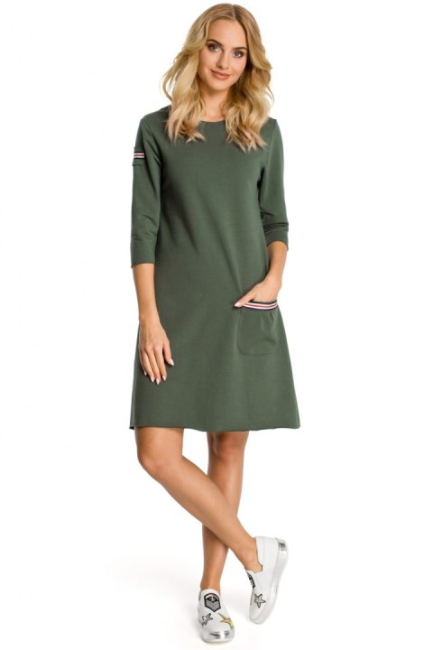 Sukienka Model MOE343 Green - Moe Moe Sukienka Model MOE343 Green - Moe Moe
