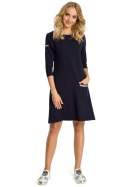 Sukienka Model MOE343 Navy - Moe Moe Sukienka Model MOE343 Navy - Moe Moe