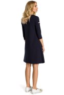 Sukienka Model MOE343 Navy - Moe Moe Sukienka Model MOE343 Navy - Moe Moe