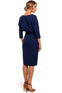 Sukienka Model MOE464 Navy - Moe Moe Sukienka Model MOE464 Navy - Moe Moe