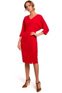 Sukienka Model MOE464 Red - Moe Moe Sukienka Model MOE464 Red - Moe Moe
