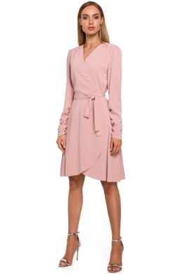Sukienka Model MOE487 Powder Pink - Moe Moe