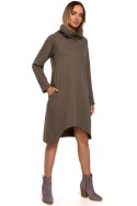 Sukienka Model MOE551 Khaki - Moe Moe Sukienka Model MOE551 Khaki - Moe Moe