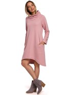 Sukienka Model MOE551 Powder Pink - Moe Moe Sukienka Model MOE551 Powder Pink - Moe Moe