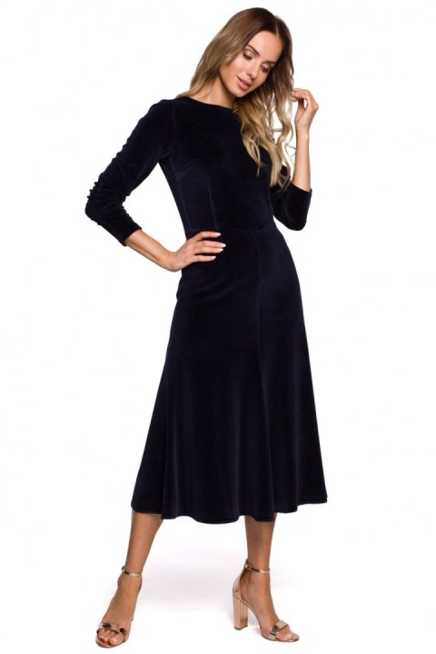 Sukienka Model MOE557 Navy - Moe Moe Sukienka Model MOE557 Navy - Moe Moe
