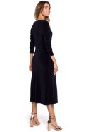 Sukienka Model MOE557 Navy - Moe Moe Sukienka Model MOE557 Navy - Moe Moe