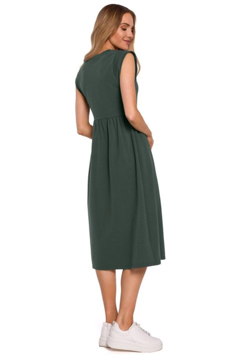 Sukienka Model MOE581 Militare Green - Moe Moe Sukienka Model MOE581 Militare Green - Moe Moe