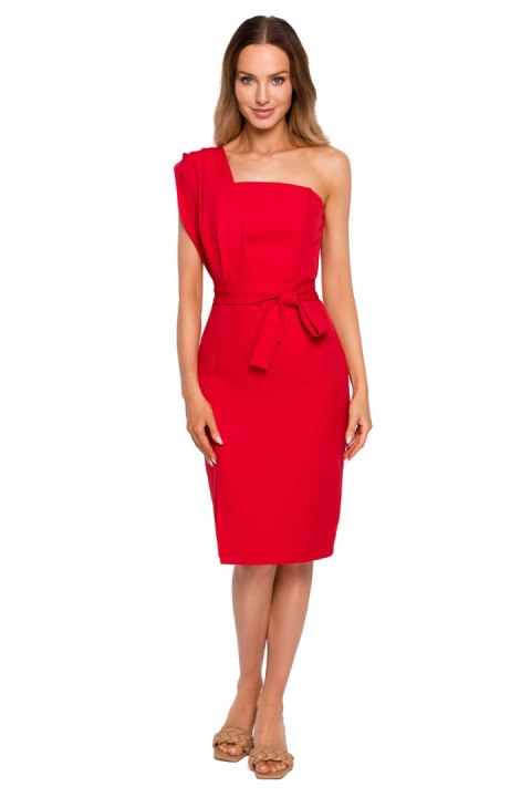 Sukienka Model MOE673 Red - Moe Moe Sukienka Model MOE673 Red - Moe Moe
