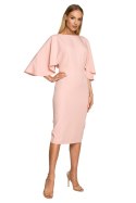 Sukienka Model MOE700 Powder Pink - Moe Moe Sukienka Model MOE700 Powder Pink - Moe Moe