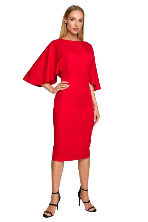 Sukienka Model MOE700 Red - Moe Moe Sukienka Model MOE700 Red - Moe Moe
