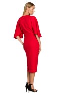 Sukienka Model MOE700 Red - Moe Moe Sukienka Model MOE700 Red - Moe Moe