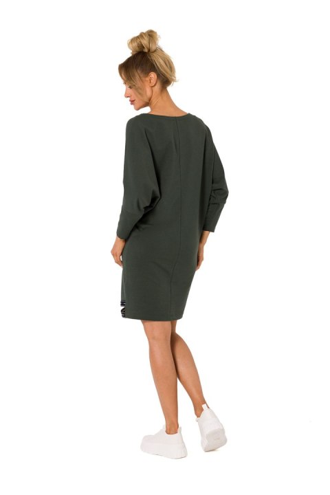 Sukienka Model MOE732 Militare Green - Moe Moe Sukienka Model MOE732 Militare Green - Moe Moe
