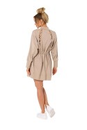 Sukienka Model MOE733 Beige - Moe Moe Sukienka Model MOE733 Beige - Moe Moe