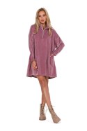 Sukienka Model MOE764 Dirty Pink - Moe Moe Sukienka Model MOE764 Dirty Pink - Moe Moe