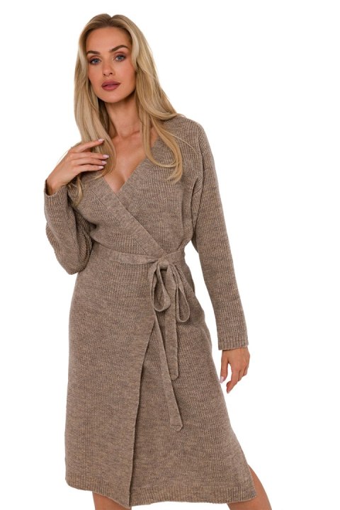 Sukienka Model MOE772 Light Brown - Moe Moe Sukienka Model MOE772 Light Brown - Moe Moe