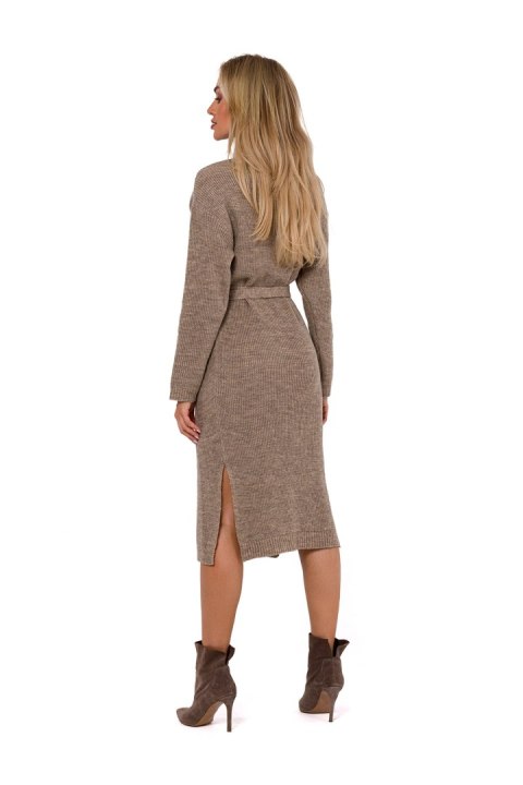 Sukienka Model MOE772 Light Brown - Moe Moe Sukienka Model MOE772 Light Brown - Moe Moe