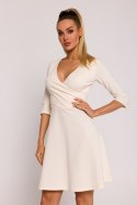 Sukienka Model MOE786 Śmietana - Moe Moe Sukienka Model MOE786 Śmietana - Moe Moe