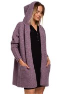 Sweter Kardigan Model MOE556 Wrzos - Moe Moe Sweter Kardigan Model MOE556 Wrzos - Moe Moe