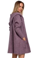 Sweter Kardigan Model MOE556 Wrzos - Moe Moe Sweter Kardigan Model MOE556 Wrzos - Moe Moe