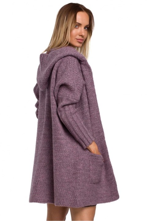 Sweter Kardigan Model MOE556 Wrzos - Moe Moe Sweter Kardigan Model MOE556 Wrzos - Moe Moe