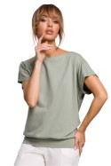 Bluzka Model MOE498 Pistacja - Moe Moe Bluzka Model MOE498 Pistacja - Moe Moe