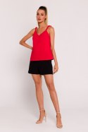 Bluzka Model MOE792 Red - Moe Moe Bluzka Model MOE792 Red - Moe Moe