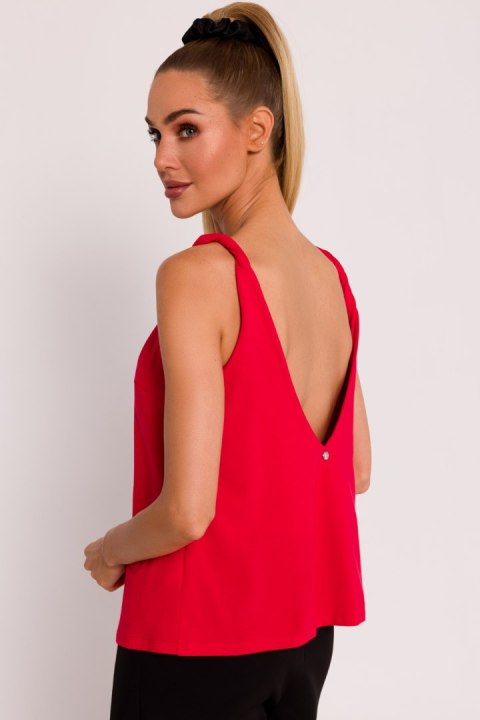 Bluzka Model MOE792 Red - Moe Moe Bluzka Model MOE792 Red - Moe Moe