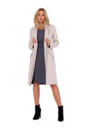 Płaszcz Damski Model MOE758 Beige - Moe Moe Płaszcz Damski Model MOE758 Beige - Moe Moe