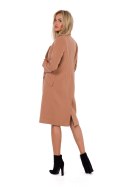 Płaszcz Damski Model MOE758 Camel - Moe Moe Płaszcz Damski Model MOE758 Camel - Moe Moe