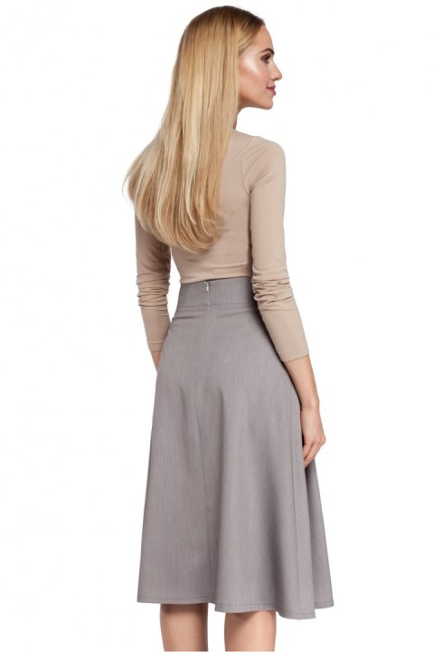 Spódnica Model MOE302 Grey - Moe Moe Spódnica Model MOE302 Grey - Moe Moe