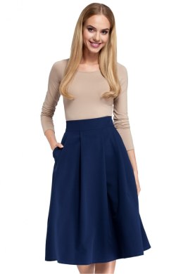 Spódnica Model MOE302 Navy - Moe Moe