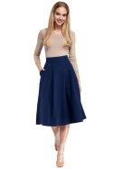 Spódnica Model MOE302 Navy - Moe Moe Spódnica Model MOE302 Navy - Moe Moe