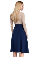 Spódnica Model MOE302 Navy - Moe Moe Spódnica Model MOE302 Navy - Moe Moe