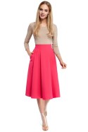 Spódnica Model MOE302 Pink - Moe Moe Spódnica Model MOE302 Pink - Moe Moe