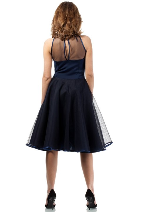 Sukienka Model MOE148 Navy - Moe Moe Sukienka Model MOE148 Navy - Moe Moe
