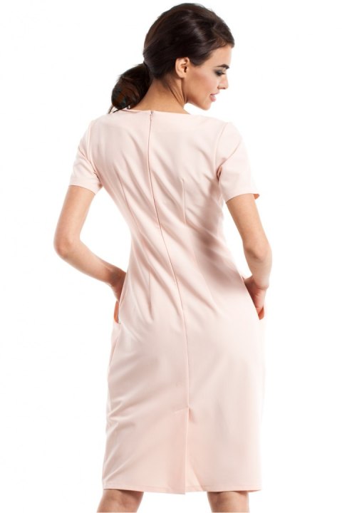 Sukienka Model MOE234 Powder Pink - Moe Moe Sukienka Model MOE234 Powder Pink - Moe Moe