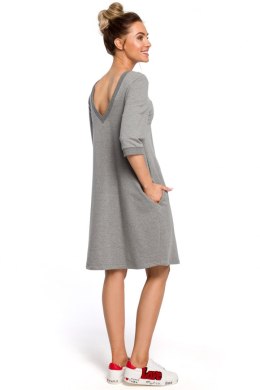 Sukienka Model MOE417 Grey - Moe Moe