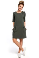 Sukienka Model MOE422 Green - Moe Moe Sukienka Model MOE422 Green - Moe Moe