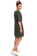 Sukienka Model MOE422 Green - Moe Moe Sukienka Model MOE422 Green - Moe Moe