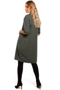 Sukienka Model MOE451 Military Green - Moe Moe Sukienka Model MOE451 Military Green - Moe Moe