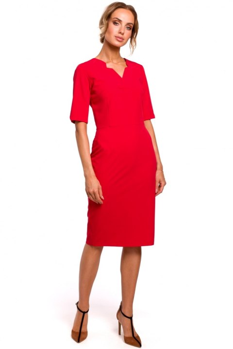 Sukienka Model MOE455 Red - Moe Moe Sukienka Model MOE455 Red - Moe Moe