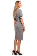Sukienka Model MOE461 Grey - Moe Moe Sukienka Model MOE461 Grey - Moe Moe