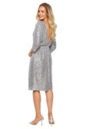 Sukienka Model MOE716 Silver - Moe Moe Sukienka Model MOE716 Silver - Moe Moe