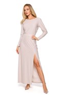 Sukienka Model MOE719 Szampan - Moe Moe Sukienka Model MOE719 Szampan - Moe Moe