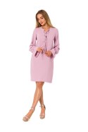 Sukienka Model MOE742 Dirty Pink - Moe Moe Sukienka Model MOE742 Dirty Pink - Moe Moe