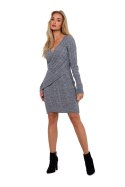 Sukienka Model MOE773 Grey - Moe Moe Sukienka Model MOE773 Grey - Moe Moe