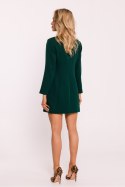 Sukienka Model MOE793 Bottle Green - Moe Moe Sukienka Model MOE793 Bottle Green - Moe Moe