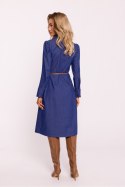 Sukienka Model MOE804 Blue - Moe Moe Sukienka Model MOE804 Blue - Moe Moe